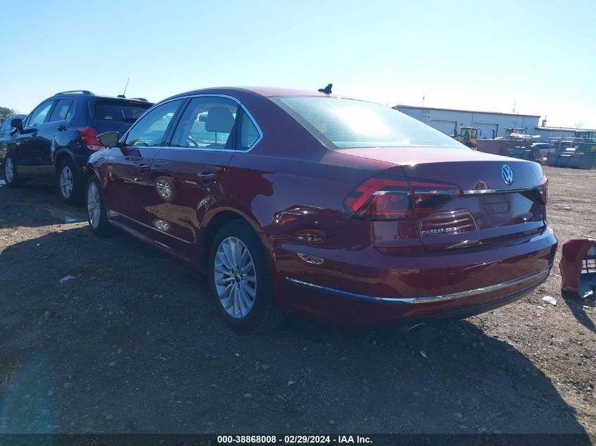 2017 Volkswagen Passat 1.8T Se VIN: 1VWBT7A34HC040526 Lot: 38868008