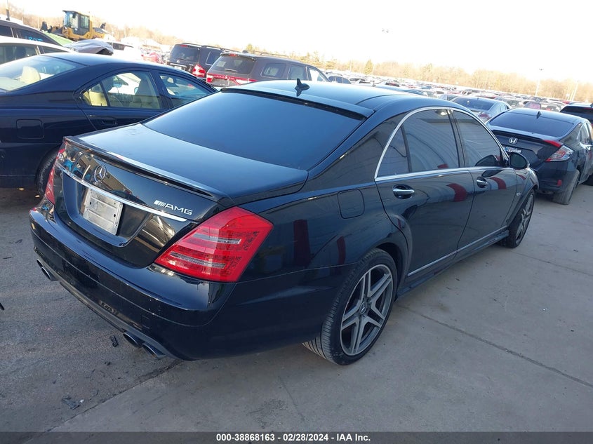 2009 Mercedes-Benz S 63 Amg VIN: WDDNG77X99A273609 Lot: 38868163