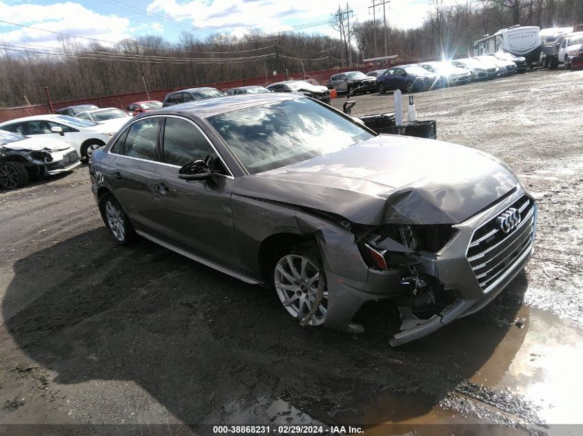 2021 AUDI A4 PREMIUM 40 TFSI QUATTRO S TRONIC - WAUABAF48MA086055