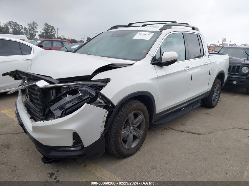 2021 HONDA RIDGELINE RTL - 5FPYK3F59MB027147