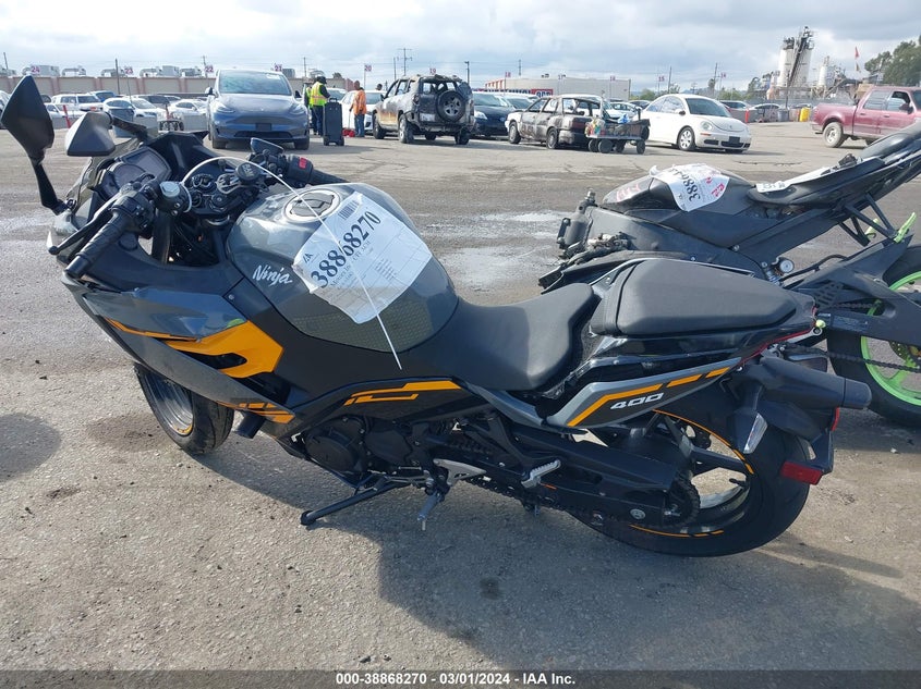 VIN JKAEXKG19JDA09444 2018 KAWASAKI EX400