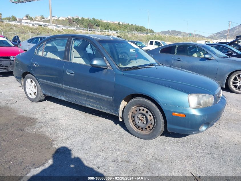 2002 Hyundai Elantra Gls VIN: KMHDN45D32U373403 Lot: 38868359