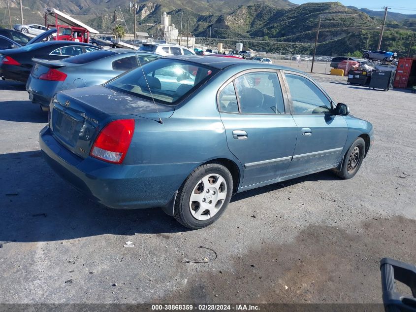 2002 Hyundai Elantra Gls VIN: KMHDN45D32U373403 Lot: 38868359