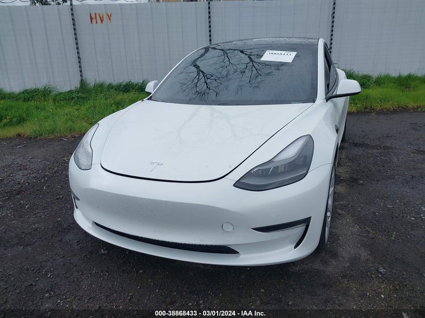 VIN 5YJ3E1EB7MF071542 2021 TESLA MODEL 3