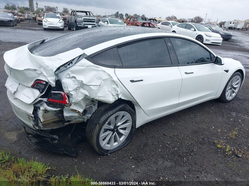VIN 5YJ3E1EB7MF071542 2021 TESLA MODEL 3