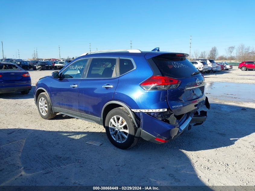 2017 Nissan Rogue Sv VIN: KNMAT2MV1HP606455 Lot: 38868449