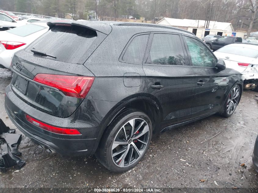 2022 Audi Sq5 Premium Plus Tfsi Quattro Tiptronic VIN: WA1B4AFY7N2114261 Lot: 38868626