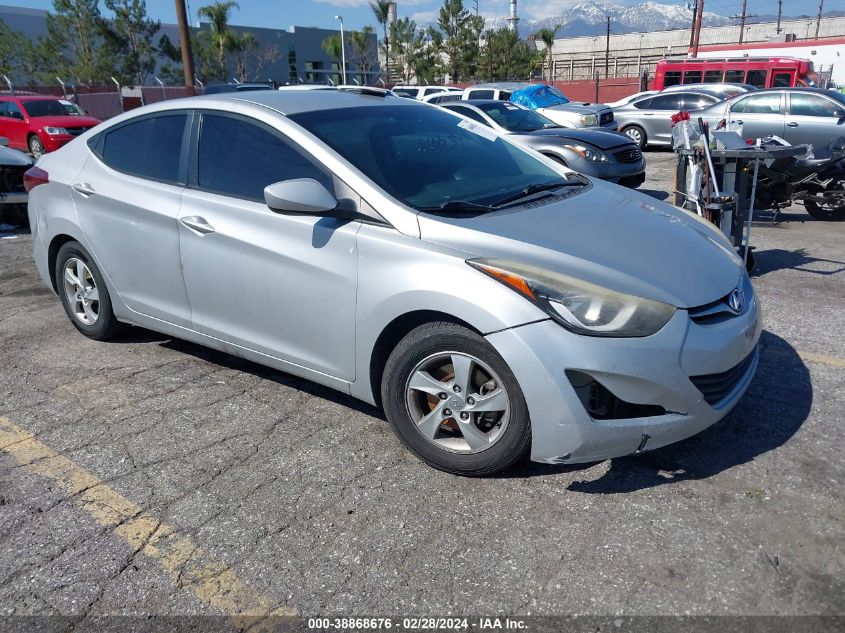 2014 Hyundai Elantra Se VIN: 5NPDH4AEXEH511415 Lot: 38868676