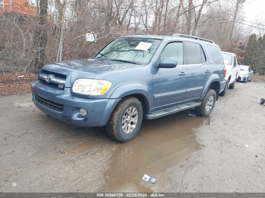 2005 Toyota Sequoia Sr5 V8 VIN: 5TDBT44A45S241882 Lot: 38868709