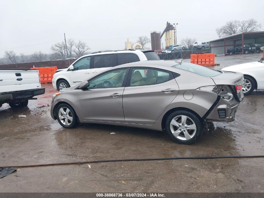 2013 Hyundai Elantra Gls VIN: 5NPDH4AE8DH243379 Lot: 38868736