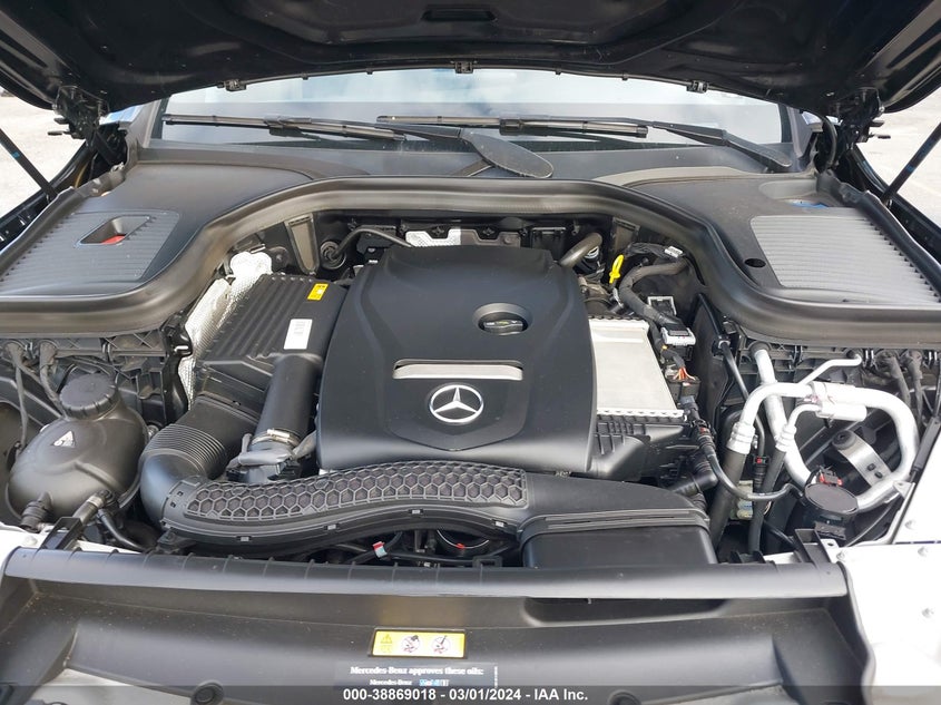 Auction sale of the 2019 MERCEDES BENZ GLC 300 , vin: WDC0G4JB2K1003363, lot number: 38869018