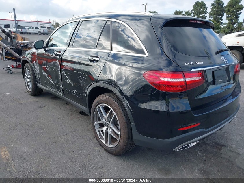 Auction sale of the 2019 MERCEDES BENZ GLC 300 , vin: WDC0G4JB2K1003363, lot number: 38869018