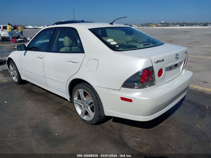 2001 Lexus Is 300 VIN: JTHBD182610027020 Lot: 38869039