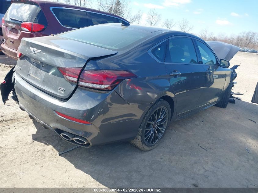 2018 Genesis G80 3.3T Sport VIN: KMHGN4JB1JU253907 Lot: 38869094