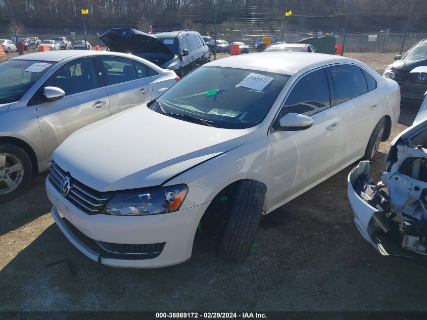 2012 Volkswagen Passat 2.5L Se VIN: 1VWBP7A36CC045577 Lot: 38869172