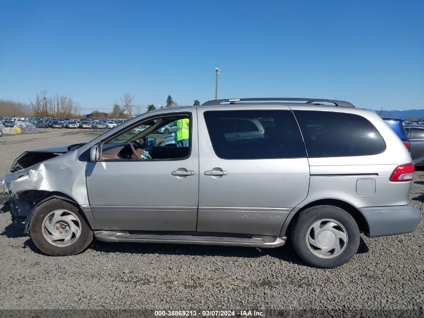 2001 Toyota Sienna Xle VIN: 4T3ZF13C41U383715 Lot: 38869213