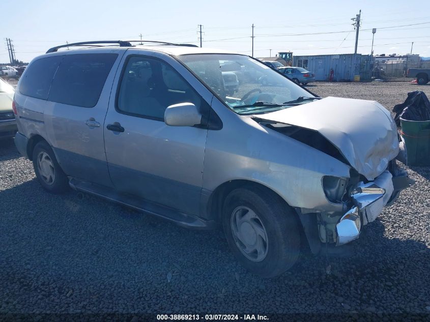 2001 Toyota Sienna Xle VIN: 4T3ZF13C41U383715 Lot: 38869213