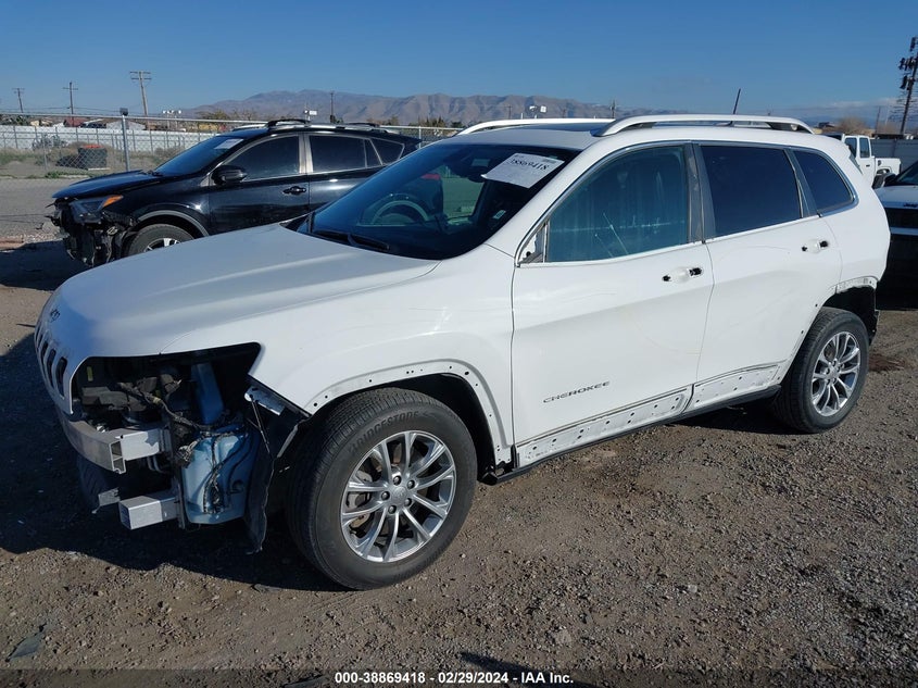2019 JEEP CHEROKEE LATITUDE PLUS FWD VIN: 1C4PJLLB0KD131788