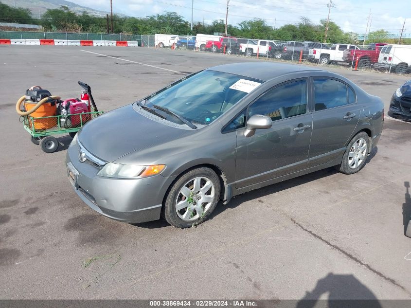 2008 Honda Civic Lx VIN: 2HGFA16558H313599 Lot: 38869434