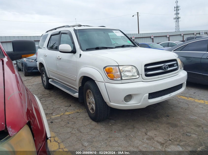 2001 Toyota Sequoia Limited V8 VIN: 5TDZT38A21S017135 Lot: 38869610
