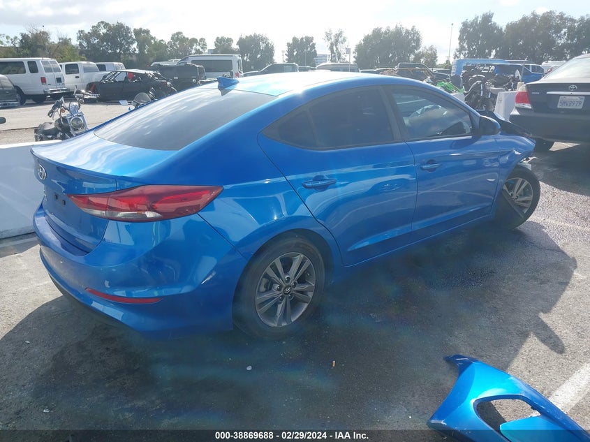 VIN 5NPD84LF5JH216903 2018 HYUNDAI ELANTRA SEL/VALUE/LIMITED