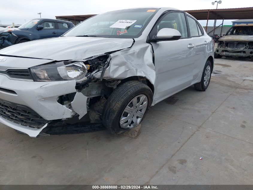 2023 Kia Rio Lx VIN: 3KPA24AD9PE538642 Lot: 38869880