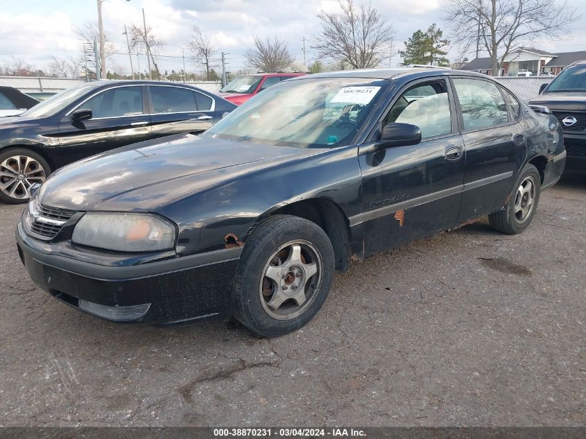 2002 Chevrolet Impala Ls VIN: 2G1WH55K329119933 Lot: 38870231