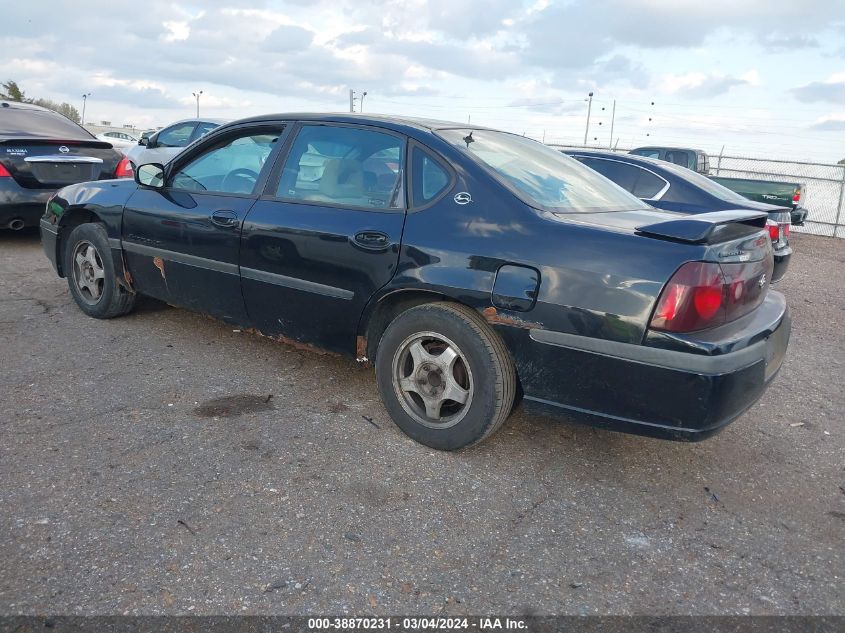 2002 Chevrolet Impala Ls VIN: 2G1WH55K329119933 Lot: 38870231