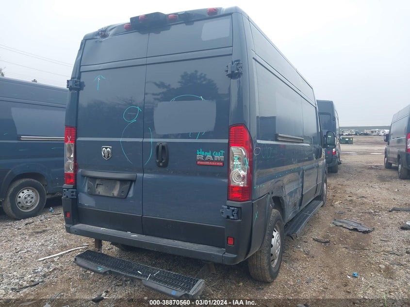 2019 Ram Promaster 2500 High Roof 159 Wb VIN: 3C6TRVDG7KE520821 Lot: 38870560