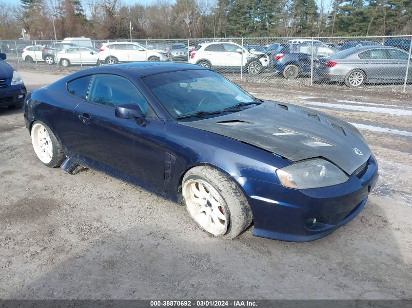 2005 Hyundai Tiburon Gt/Se VIN: KMHHN65F75U158559 Lot: 38870692