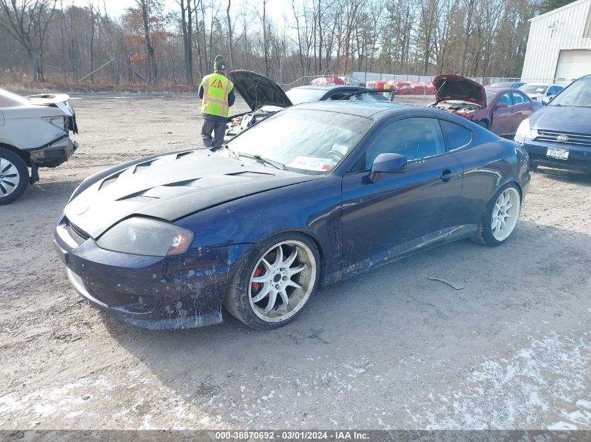 2005 Hyundai Tiburon Gt/Se VIN: KMHHN65F75U158559 Lot: 38870692