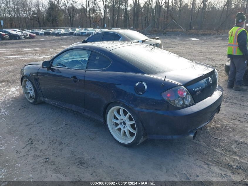 2005 Hyundai Tiburon Gt/Se VIN: KMHHN65F75U158559 Lot: 38870692