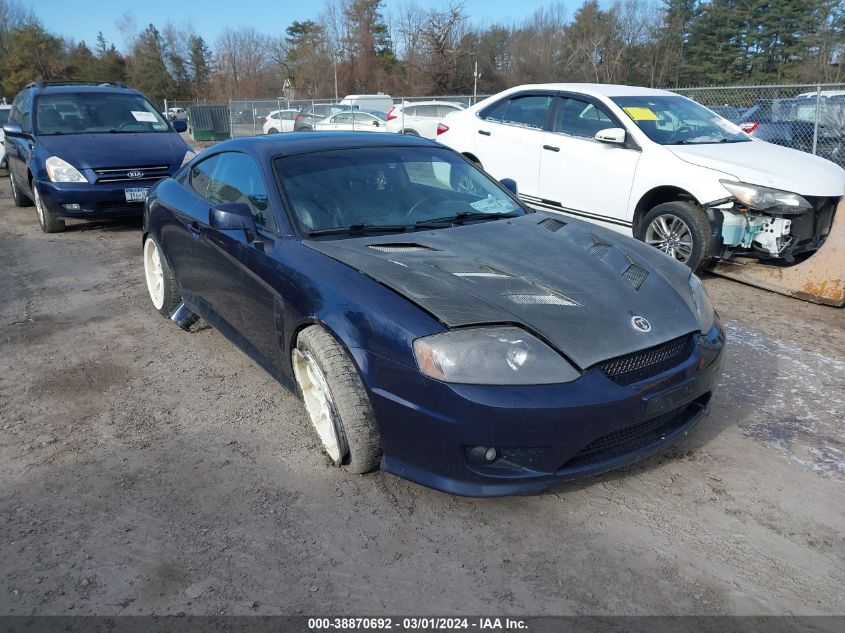 2005 Hyundai Tiburon Gt/Se VIN: KMHHN65F75U158559 Lot: 38870692