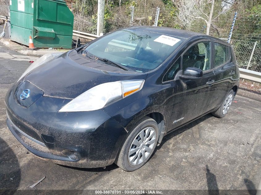 2013 Nissan Leaf S VIN: 1N4AZ0CPXDC415811 Lot: 38870701