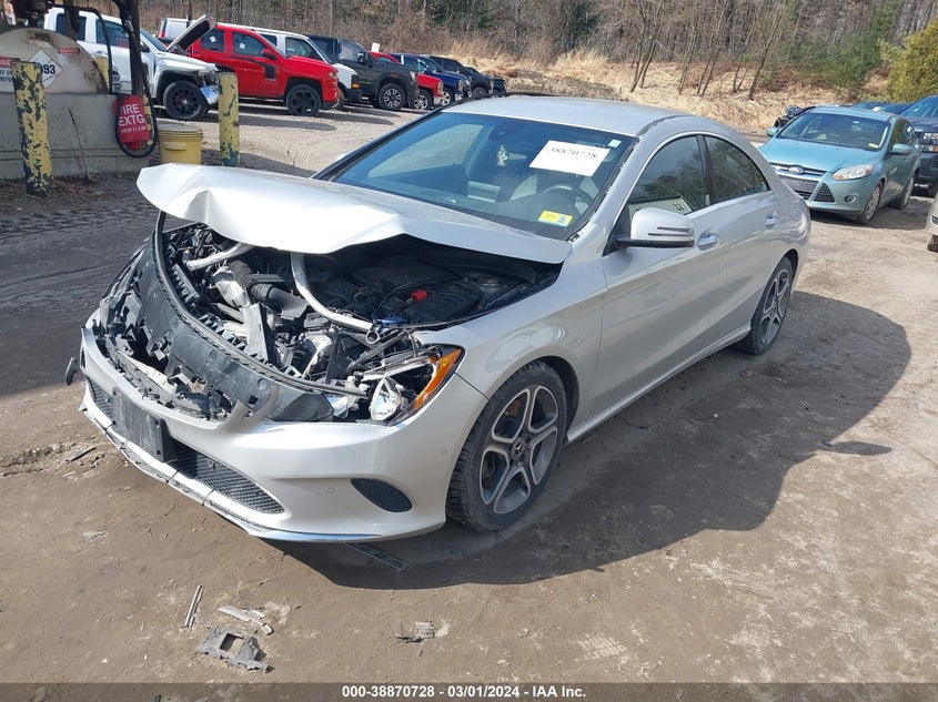 2018 Mercedes-Benz Cla 250 VIN: WDDSJ4EB8JN582043 Lot: 38870728