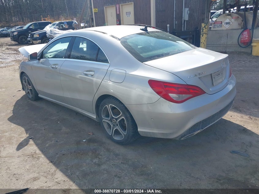 2018 Mercedes-Benz Cla 250 VIN: WDDSJ4EB8JN582043 Lot: 38870728