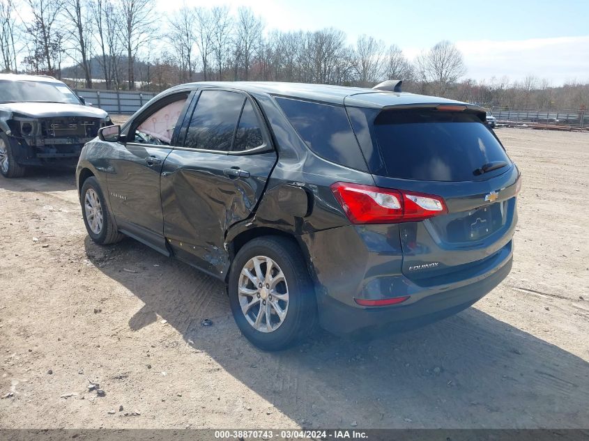 2019 Chevrolet Equinox Ls VIN: 3GNAXSEV8KS553790 Lot: 38870743