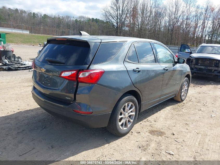 2019 Chevrolet Equinox Ls VIN: 3GNAXSEV8KS553790 Lot: 38870743