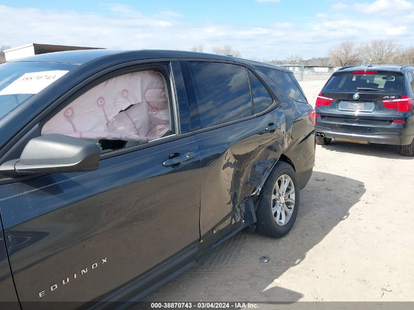 2019 Chevrolet Equinox Ls VIN: 3GNAXSEV8KS553790 Lot: 38870743