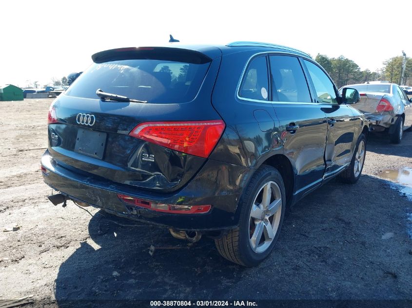 2010 Audi Q5 3.2 Premium VIN: WA1LKAFP3AA086346 Lot: 38870804