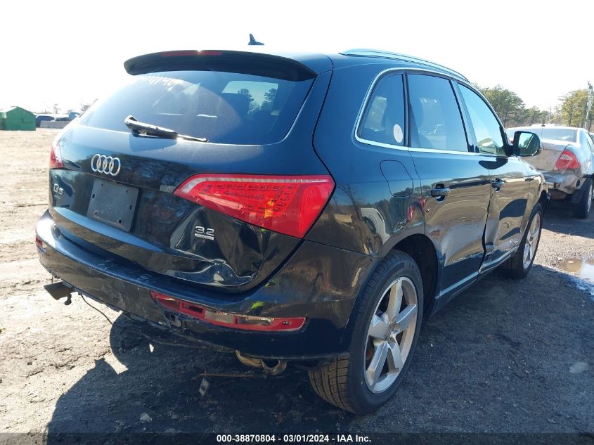 2010 Audi Q5 3.2 Premium VIN: WA1LKAFP3AA086346 Lot: 38870804