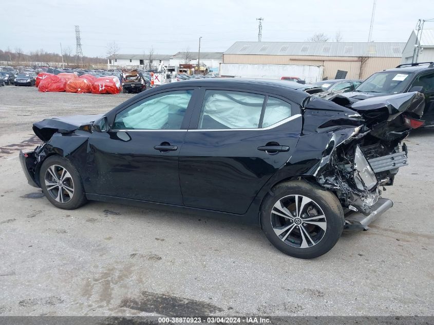 2022 Nissan Sentra Sv Xtronic Cvt VIN: 3N1AB8CV6NY317513 Lot: 38870923