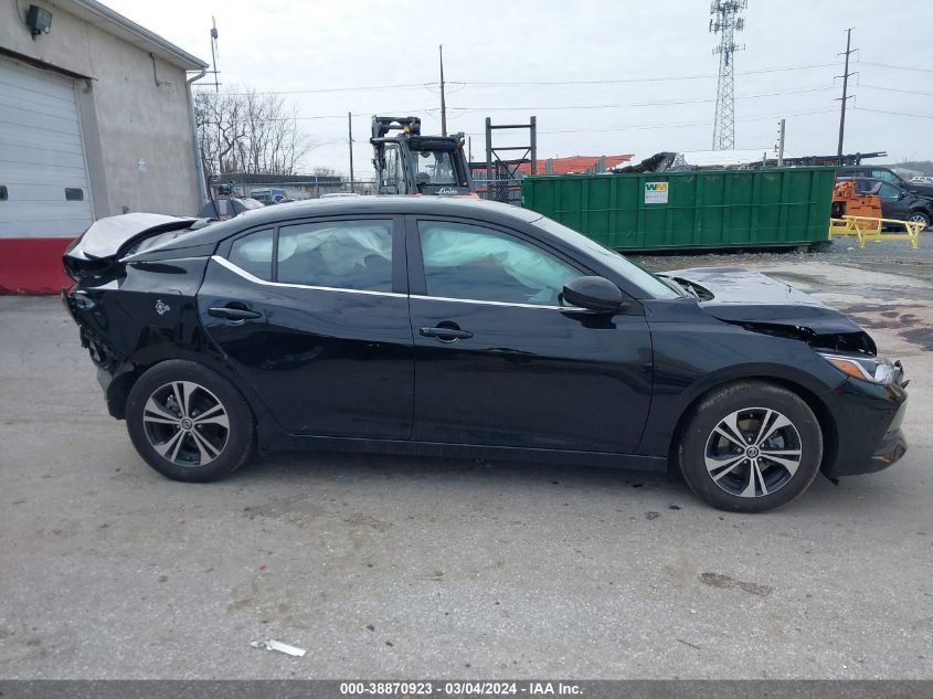 2022 Nissan Sentra Sv Xtronic Cvt VIN: 3N1AB8CV6NY317513 Lot: 38870923