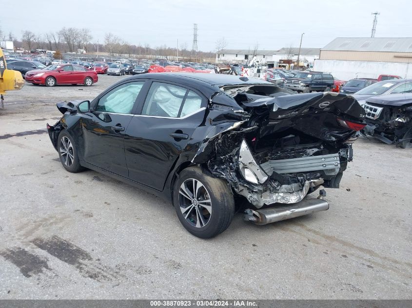 2022 Nissan Sentra Sv Xtronic Cvt VIN: 3N1AB8CV6NY317513 Lot: 38870923