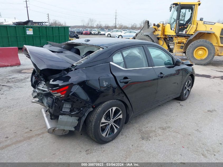 2022 Nissan Sentra Sv Xtronic Cvt VIN: 3N1AB8CV6NY317513 Lot: 38870923