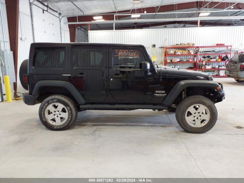 2015 Jeep Wrangler Unlimited Sport VIN: 1C4BJWDG6FL581382 Lot: 38871262