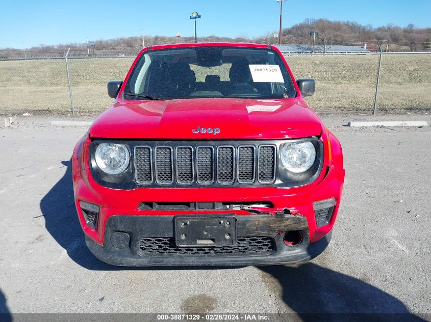 2021 Jeep Renegade Sport Fwd VIN: ZACNJCAB1MPM27706 Lot: 38871329