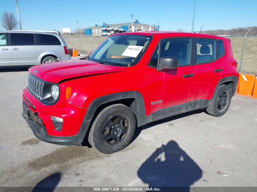 2021 Jeep Renegade Sport Fwd VIN: ZACNJCAB1MPM27706 Lot: 38871329