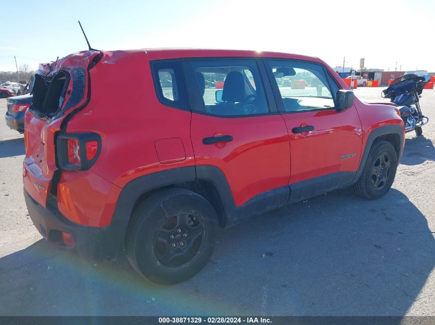 2021 Jeep Renegade Sport Fwd VIN: ZACNJCAB1MPM27706 Lot: 38871329