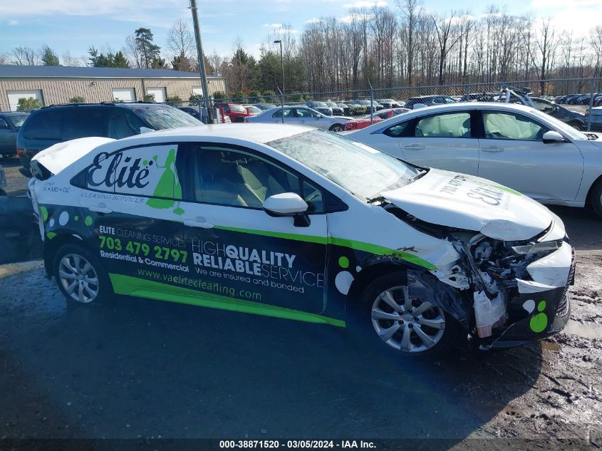 2020 Toyota Corolla Le VIN: JTDEPRAE7LJ008370 Lot: 38871520